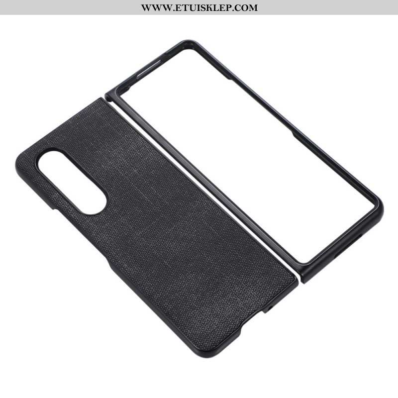 Futerały do Samsung Galaxy Z Fold 4 Tkana Sztuczna Skóra